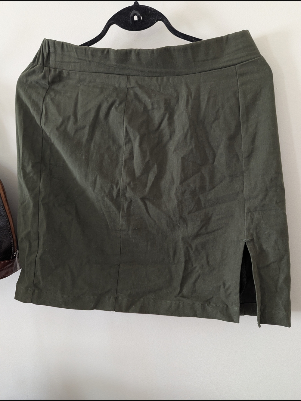 nettles tale mayne skirt olive green